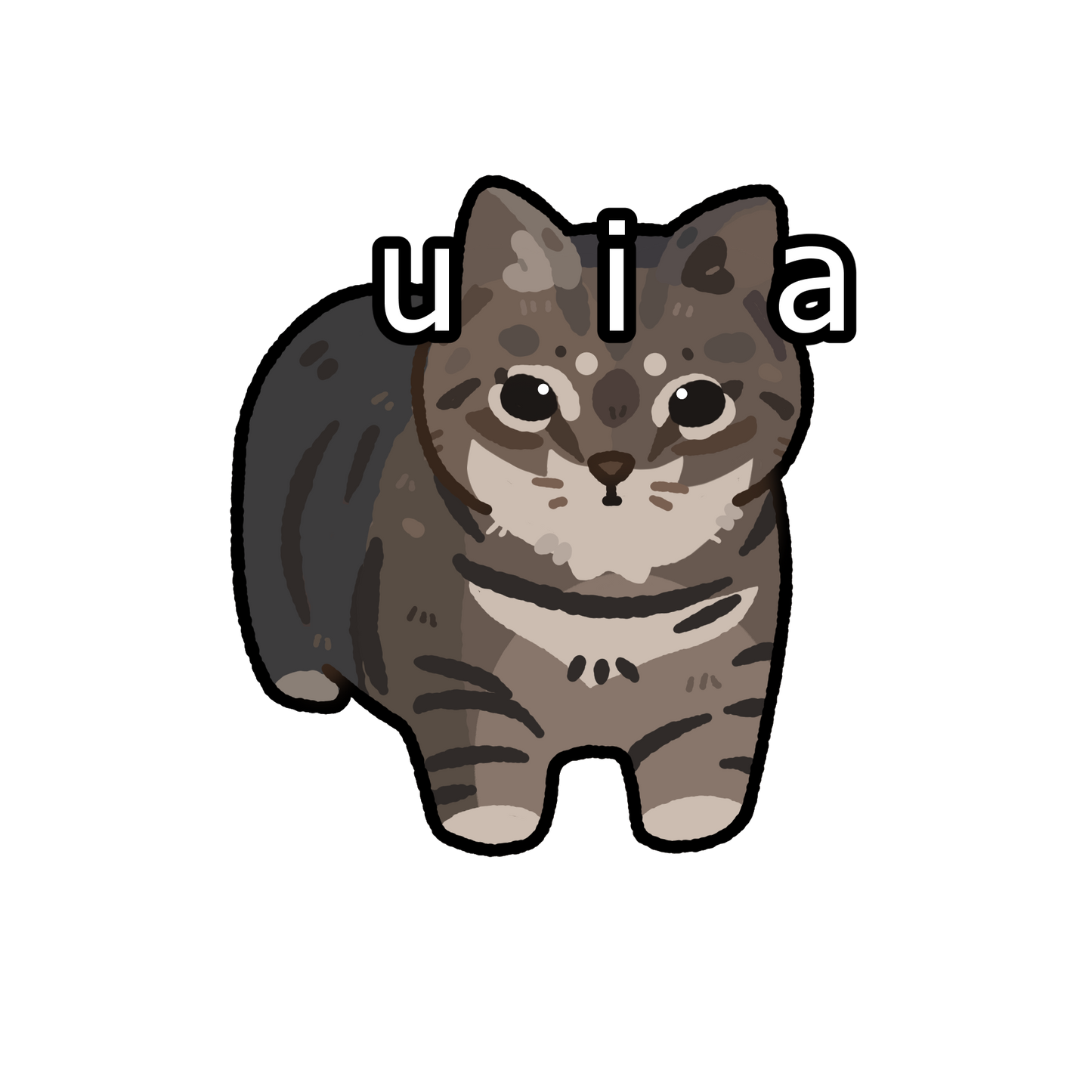 U I A Sticker
