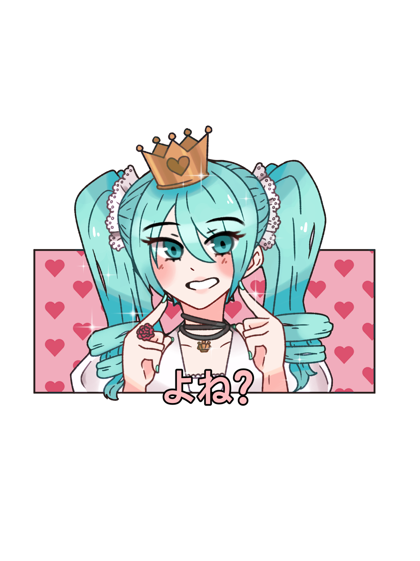 World Is Mine Miku Sticker
